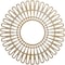 Ekena Millwork Cornelius Wood Fretwork Pierced Ceiling Medallion, Hickory, 36"OD x 13 3/8"ID x 3/8"T CMWP36X0375CRHI - alternate 1